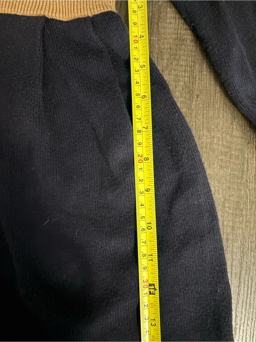Janie and Jack Navy Dress with Tan and Orange Floral Bodice